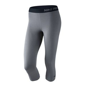 Nike Grey Dri Fit Capri Legging